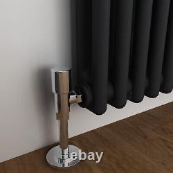Traditional 2 Column Radiator Anthracite Vertical Cast Iron Style Rads 1800x560