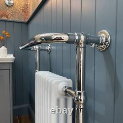 Traditional English Balmoral Cast Iron Bathroom Radiator