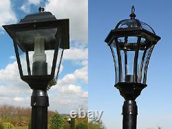 Traditional Or Victorian Garden Lamp Post Lights Lighting Single Double Triple