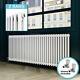 Traditional Radiator 2 Column Cast Iron Style Rads White 600 x 1505mm With Valve