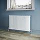 Traditional Radiator Double 2 Column Cast Iron Horizontal Vintage Rads White 600