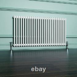 Traditional Radiator Double 2 Column Cast Iron Vintage Rads White 600 x 1190 mm