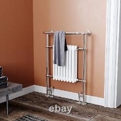 Traditional Towel Radiator Victorian Column Bathroom Heated Rads 963x673mm