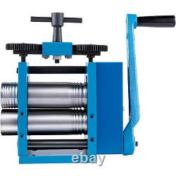 VEVOR 3/76mm Manual Combination Rolling Mill Sheet Square Half Round Jewelry