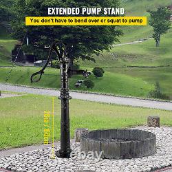 VEVOR Hand Water Pump with Stand Cast Iron Outdoor Well Garden Farm Irrigation