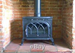 Victorianna 10kw cast iron multifuel wood burner stove multi fuel woodburning