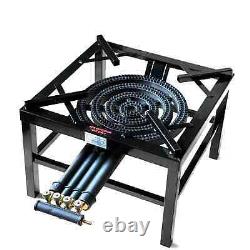 Viper 20.8KW 4 Key Ring Burner Heavy Duty Cast Iron LPG Gas Boiling Stove