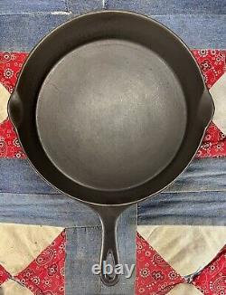 WAGNER Sidney O Arc Straight 10A Cast Iron Skillet Fully Restored