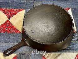 WAGNER Sidney O Arc Straight 10A Cast Iron Skillet Fully Restored