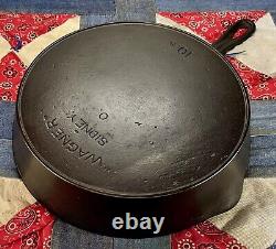 WAGNER Sidney O Arc Straight 10A Cast Iron Skillet Fully Restored