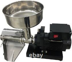 WYZworks Commercial Grade Electric Tomato Strainer Milling Strain Press Machine