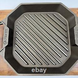 Williams Sonoma FINEX Seasoned Cast Iron Double-Handled Grill Pan 12 Flaw Read