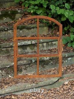 Window frame in an antique style cast iron with rust 54x70cm