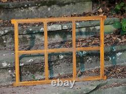 Window frame in an antique style cast iron with rust 68x49cm
