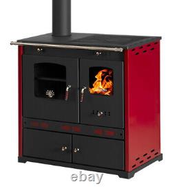 Wood Burning Coocking stove with Cast Iron Top Plate Perfect Eco Lux 7.38 kw