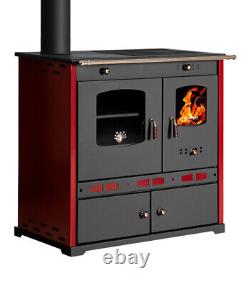 Wood Burning Coocking stove with Cast Iron Top Plate Perfect Eco Lux 7.38 kw