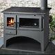 Wood Burning Range Stove Oven Cooker Multi Fuel Milan, Wood Stove Modern Stoves