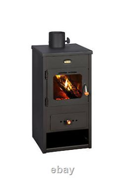 Wood Burning Stove Fireplace Multi Fuel Prity Optima 8kw