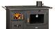 Wood Burning Stove Oven Cooking Solid Fuel Log Burner Cast Iron Top Prity 14kw