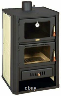 Wood Burning Stove Oven Integral Boiler for Central Heating Solid Fuel 20 kW