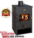 Wood Burning Stove With Back Boiler Fireplace Multi Fuel Prity K1W8 8+4kw