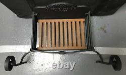 Wrought Iron Fire Basket with Back Plate, Cerne Valley Forge