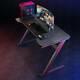 Z Shape Gaming Computer Desk PC Racing Table Workstation Study Home 120cm