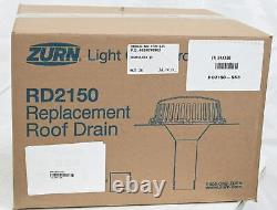 Zurn RD2150-SS3 Roof Drain, Cast Iron/Stainless Steel