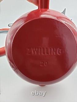 Zwilling J A Henckels 8in Round Fondue Cast Iron Pot Open Box READ